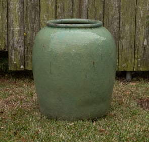 Chinese Celadon Glaze Storage Jar