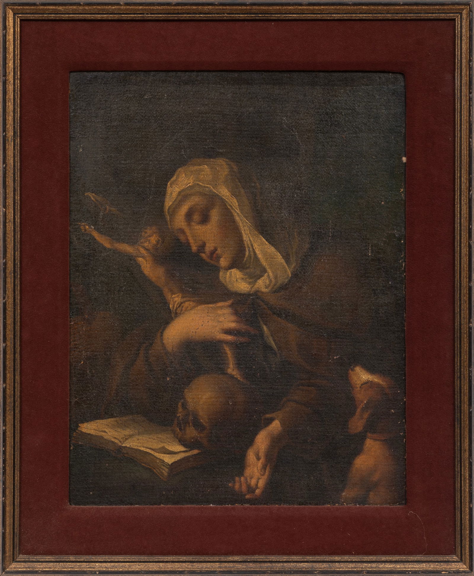 Continental School 18th/19th c., “Saint Margaret of Cortona”, oil on canvas (1 of 2)