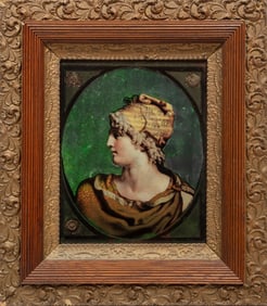 Louis St. Lewis, American/North Carolina 1961-2021, "Hermes", ?glomis? and mixed media collage on