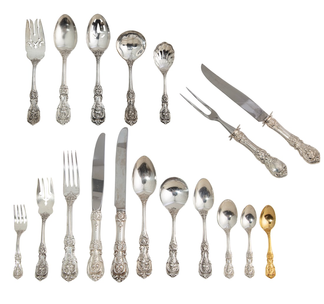 Extensive Reed & Barton "Francis I" Sterling Silver Flatware Service (1 of 8)