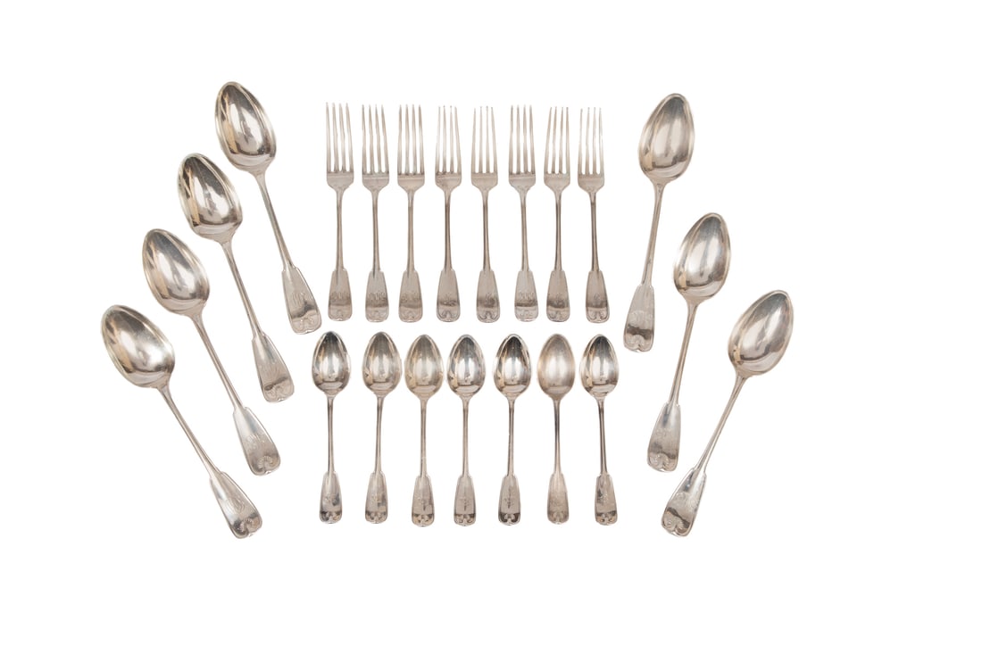Tiffany "Palm" Pattern Sterling Silver Partial Flatware Service (1 of 3)