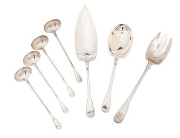 Tiffany "Hamilton" Pattern Sterling Silver Flatware Group