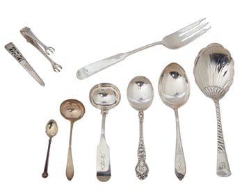 Miscellaneous Group of Sterling Silver Flatware