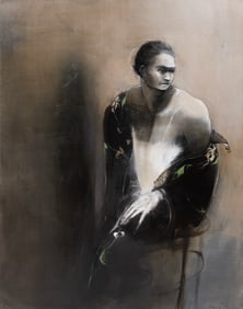 Heather Becker, American/Illinois b. 1967, ?Carriage?, oil on gallery-wrapped linen