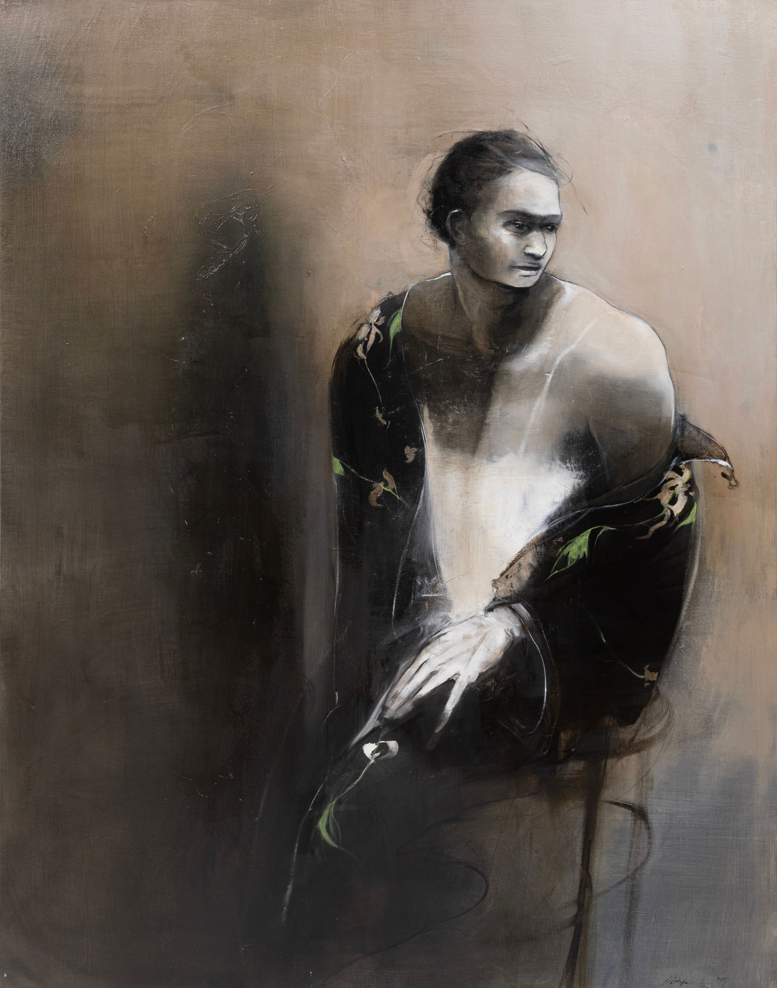 Heather Becker, American/Illinois b. 1967, ?Carriage?, oil on gallery-wrapped linen (1 of 4)