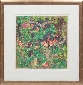 Mary Lee Eggart, American/Louisiana 20th c., "They Who Are Persecuted" and "Allegories of Virtue and