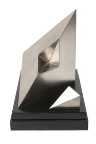 Arthur J. Silverman, American/Louisiana 1923-2018, ?Tetrahedrons?, aluminum