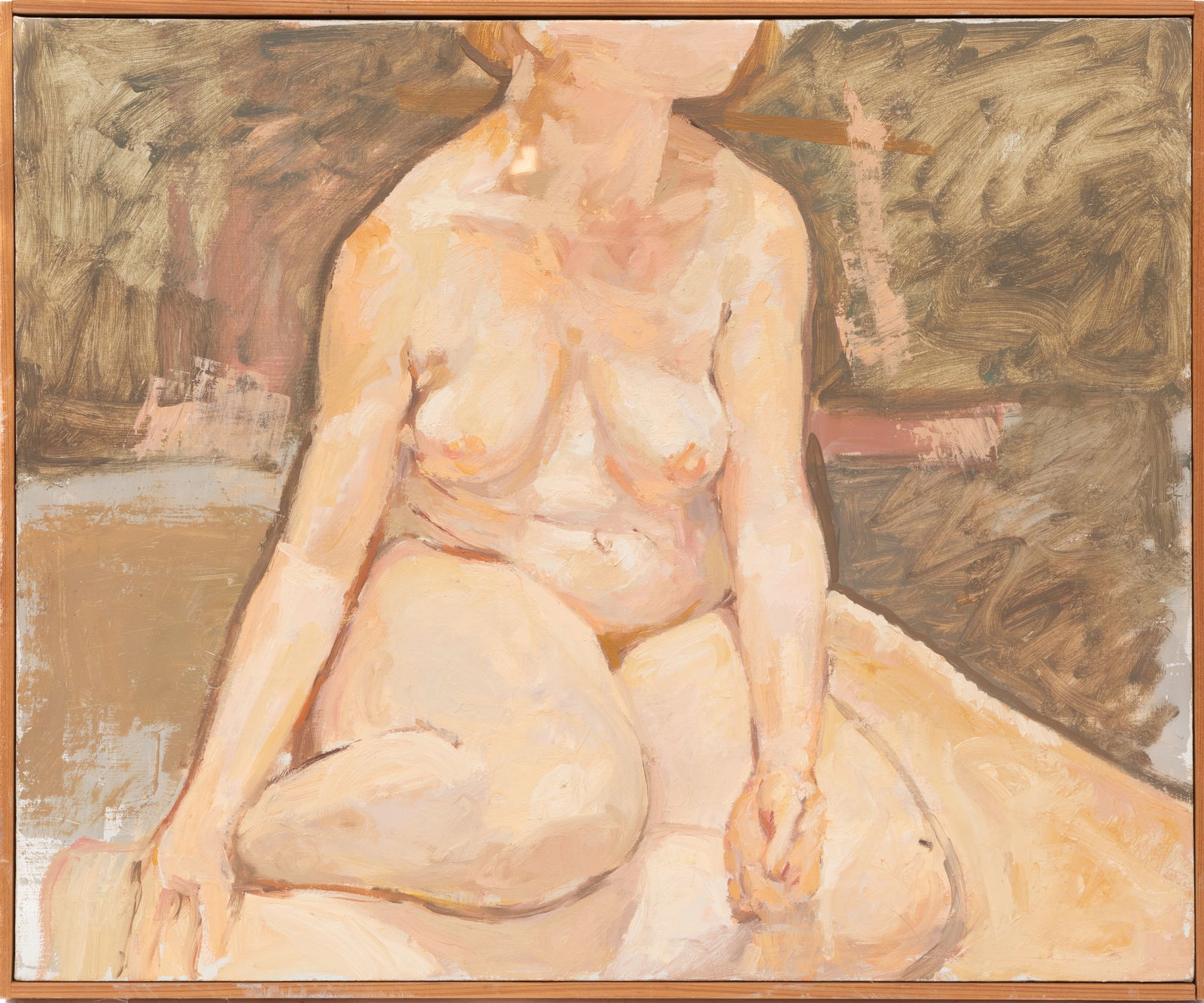 Jean Seidenberg, American/Louisiana 1930-2022, "Figure (Figure at Night)", oil on canvas (1 of 6)