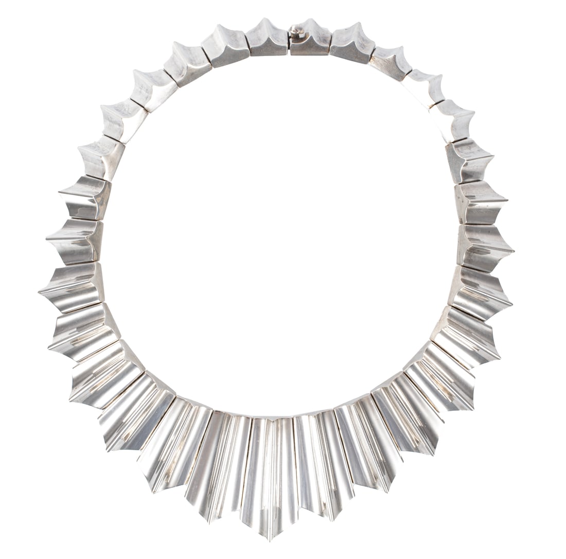 Los Ballesteros, Taxco .970 Silver Necklace (1 of 5)