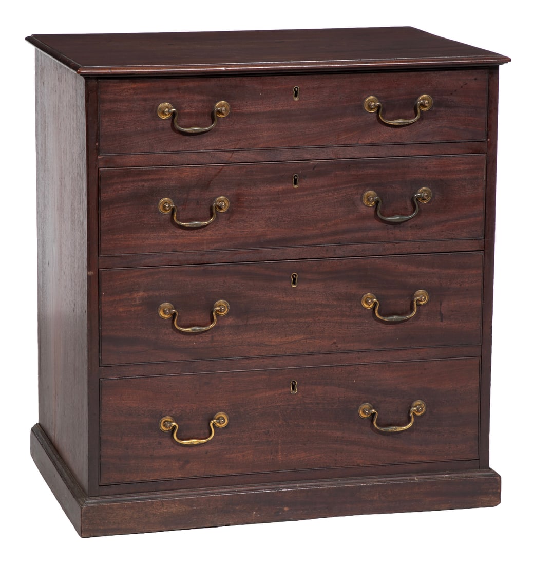 Georgian Mahogany Diminutive Chest of Drawers (1 of 3)
