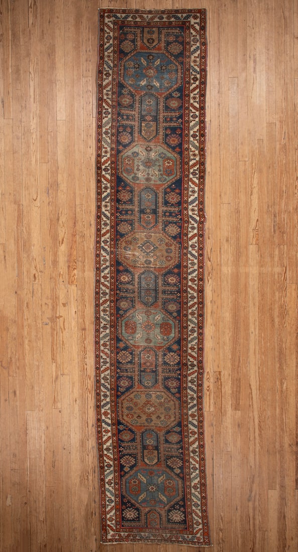 Antique Kazak Runner (1 of 7)