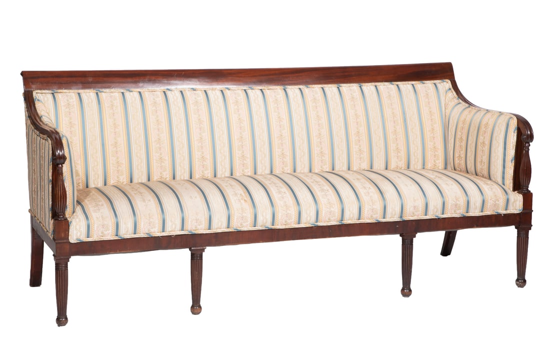 Federal Carved Mahogany Sofa (1 of 2)