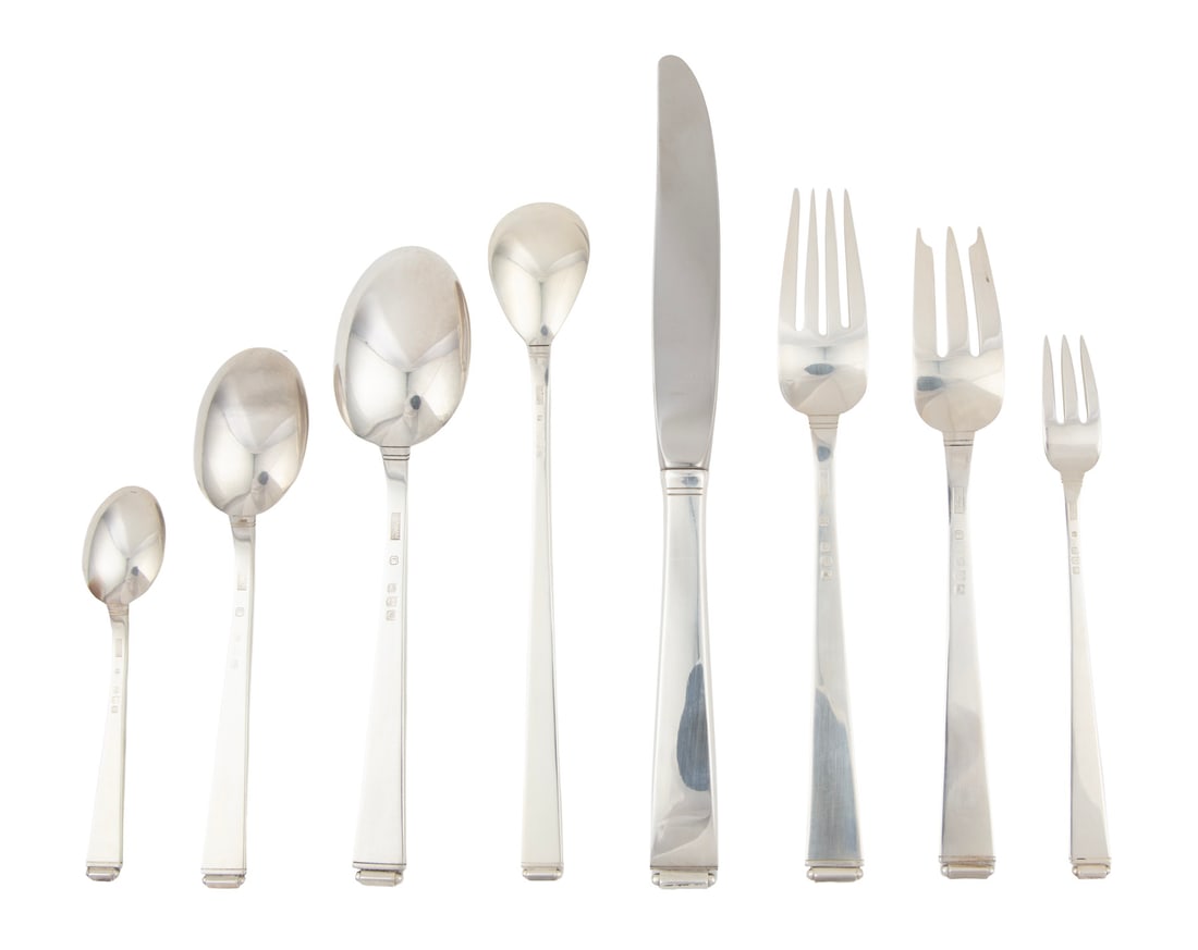Gorham "Perspective" Pattern Sterling Silver Flatware Service - 4