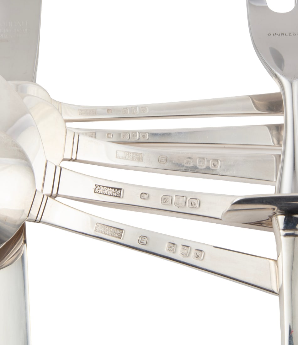 Gorham "Perspective" Pattern Sterling Silver Flatware Service - 5