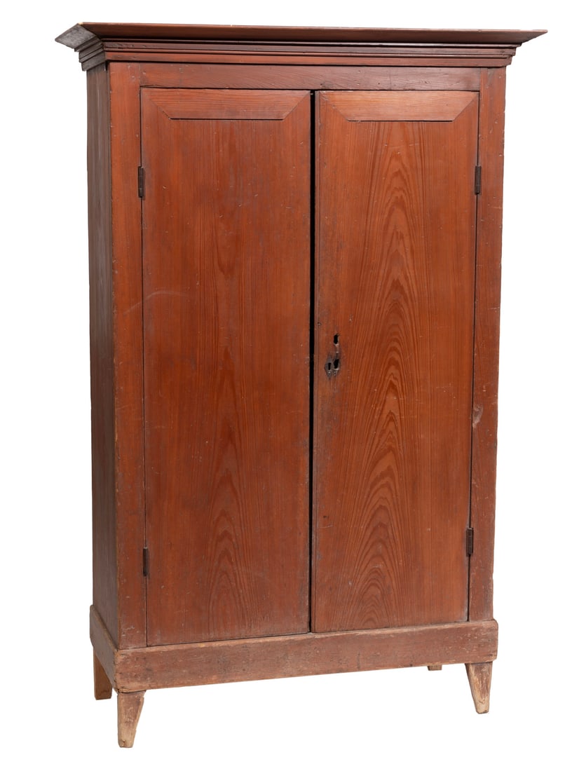 Louisiana Acadian-Style Cypress Petite Armoire (1 of 5)
