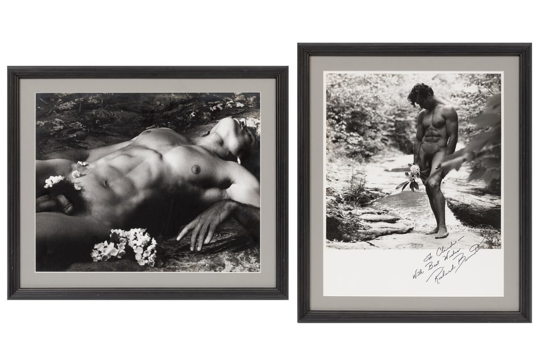 Danny Fitzgerald, American/New York 1921-2000, "Richard Bennett (Recumbent)" and "Richard Bennett (1 of 6)