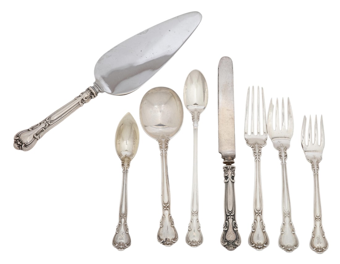 Gorham "Chantilly" Sterling Silver Partial Flatware Service (1 of 4)