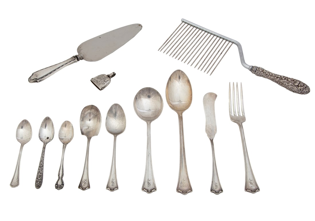 Baker-Manchester "Roanoke" Pattern Sterling Silver Partial Flatware Service (1 of 2)