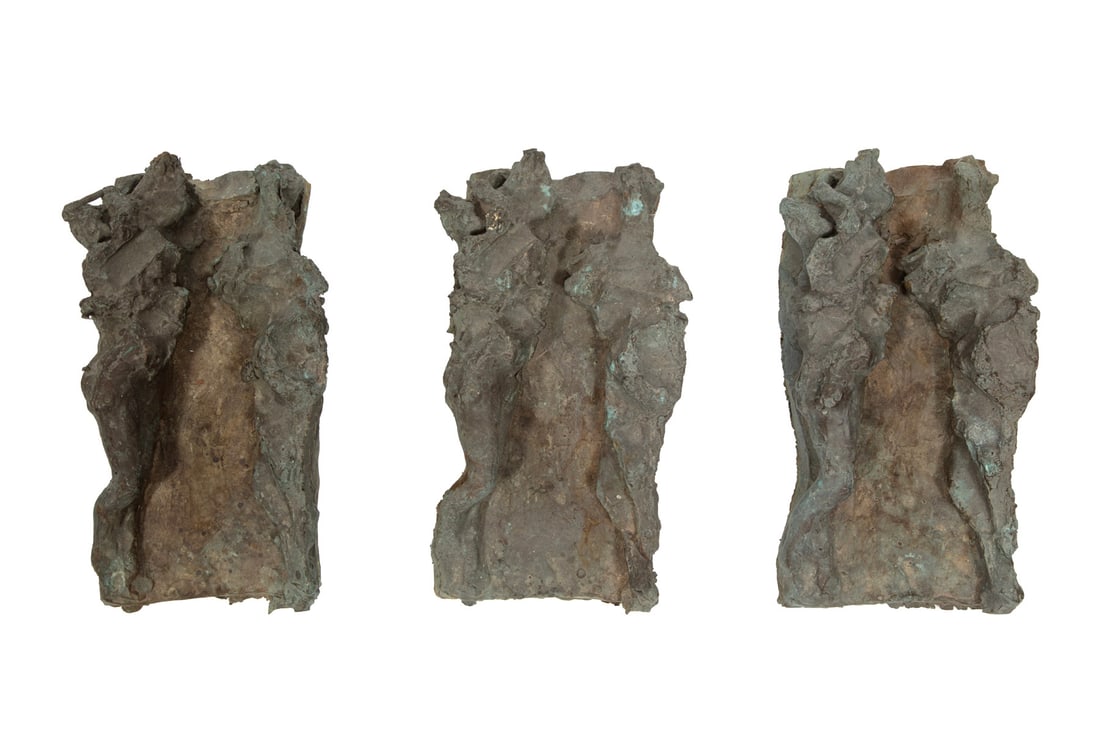 Jean Seidenberg, American/Louisiana 1930-2022, "Sleeping Figures (Two Sleepers)", 3 bronzes (1 of 10)