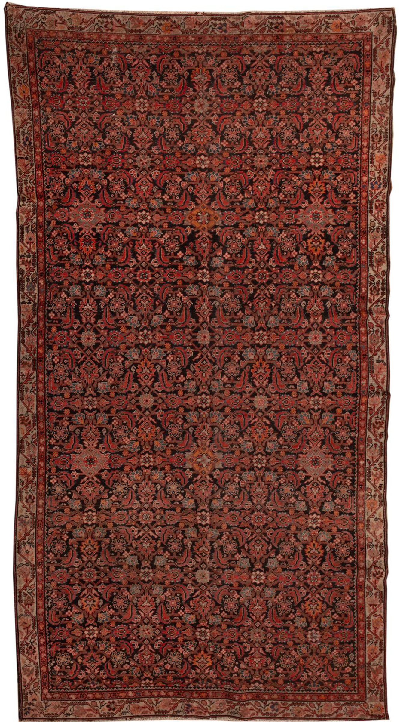 Antique Sultanabad Carpet: Antique Sultanabad Carpet 5 ft. x 9 ft. 5 in.