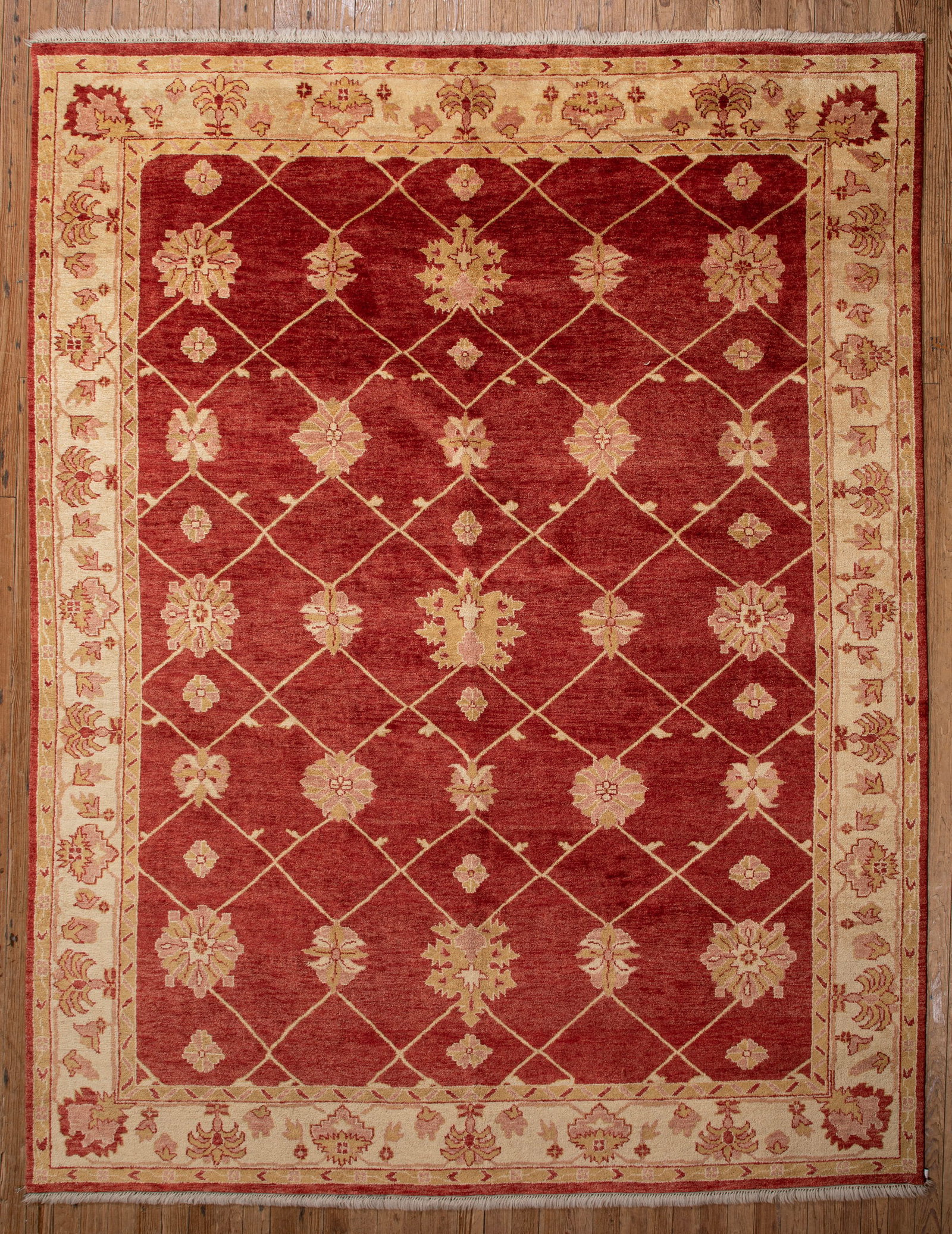 Oushak Carpet: Oushak Carpet 9 ft. 1 in. x 12 ft.
