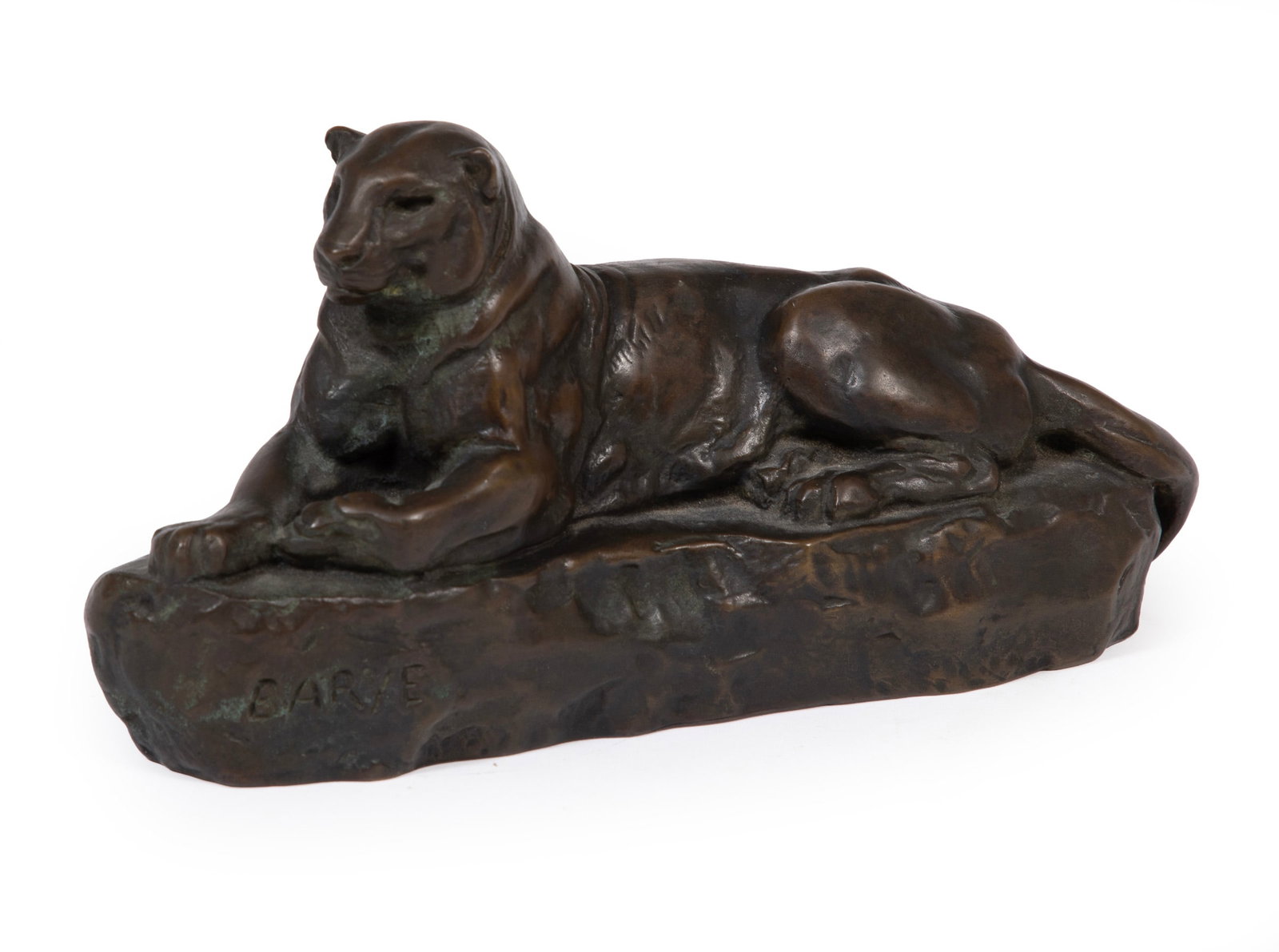 Antoine-Louis Barye, French 1795-1875, "Panth?re de l'Inde", bronze (1 of 4)