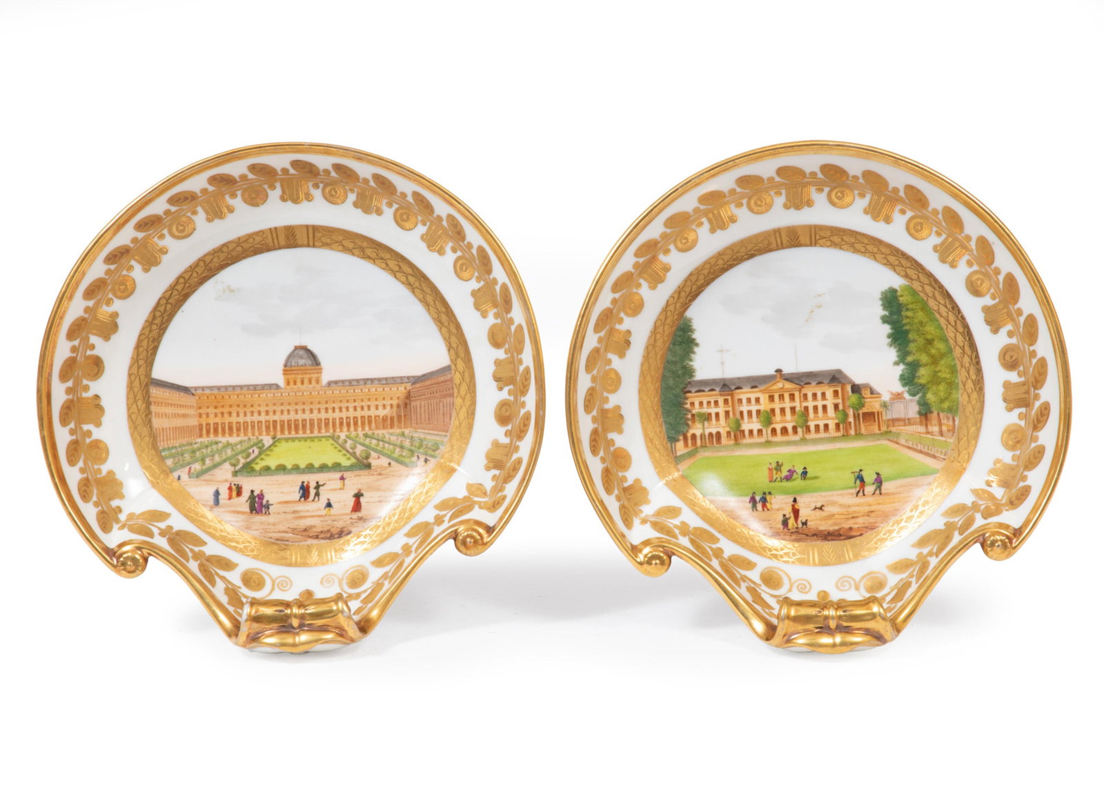 Two Schoelcher Paris Porcelain Cabinet Dishes (1 of 5)