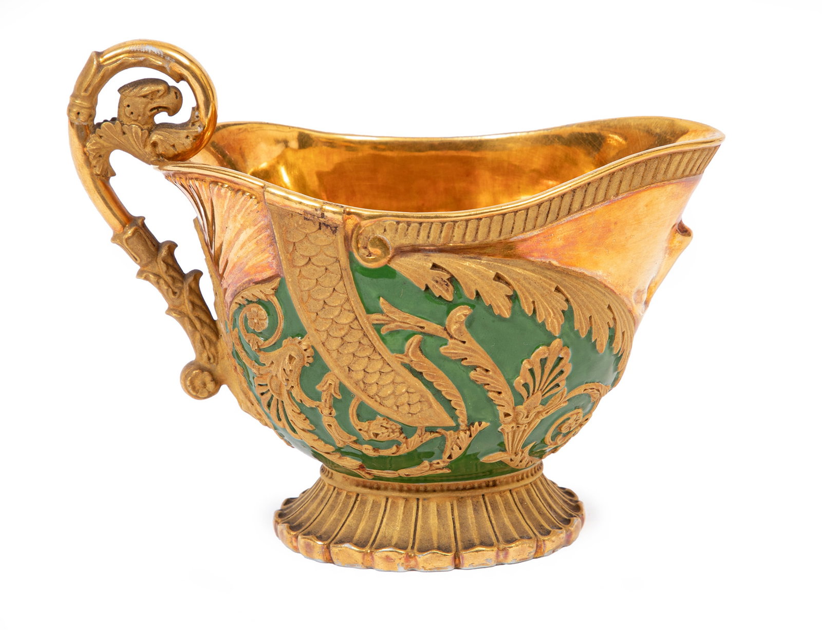 Paris Porcelain Polychrome and Gilt-Decorated Cabinet Cup (1 of 6)