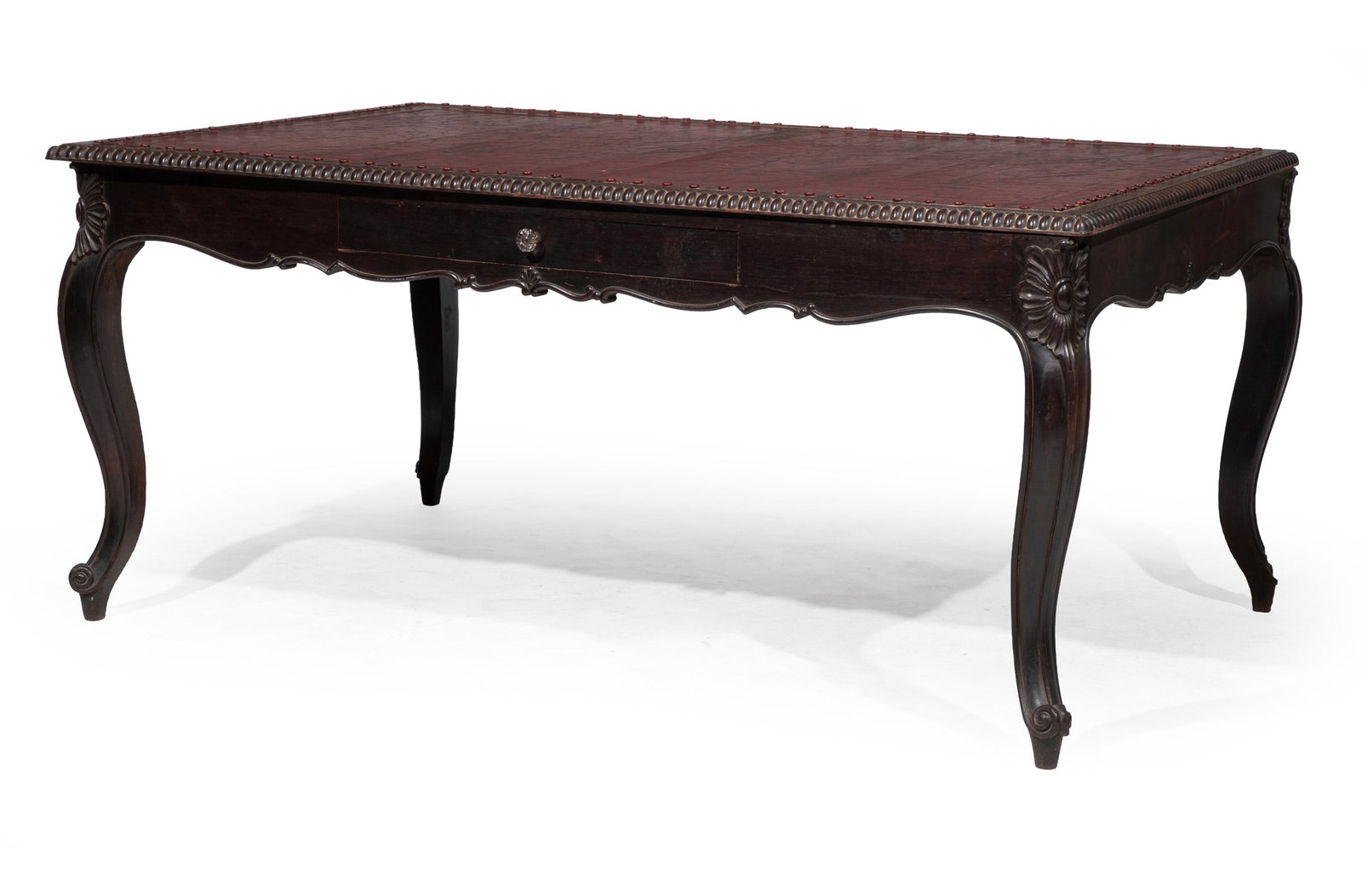 American Rococo Rosewood Library Table (1 of 5)