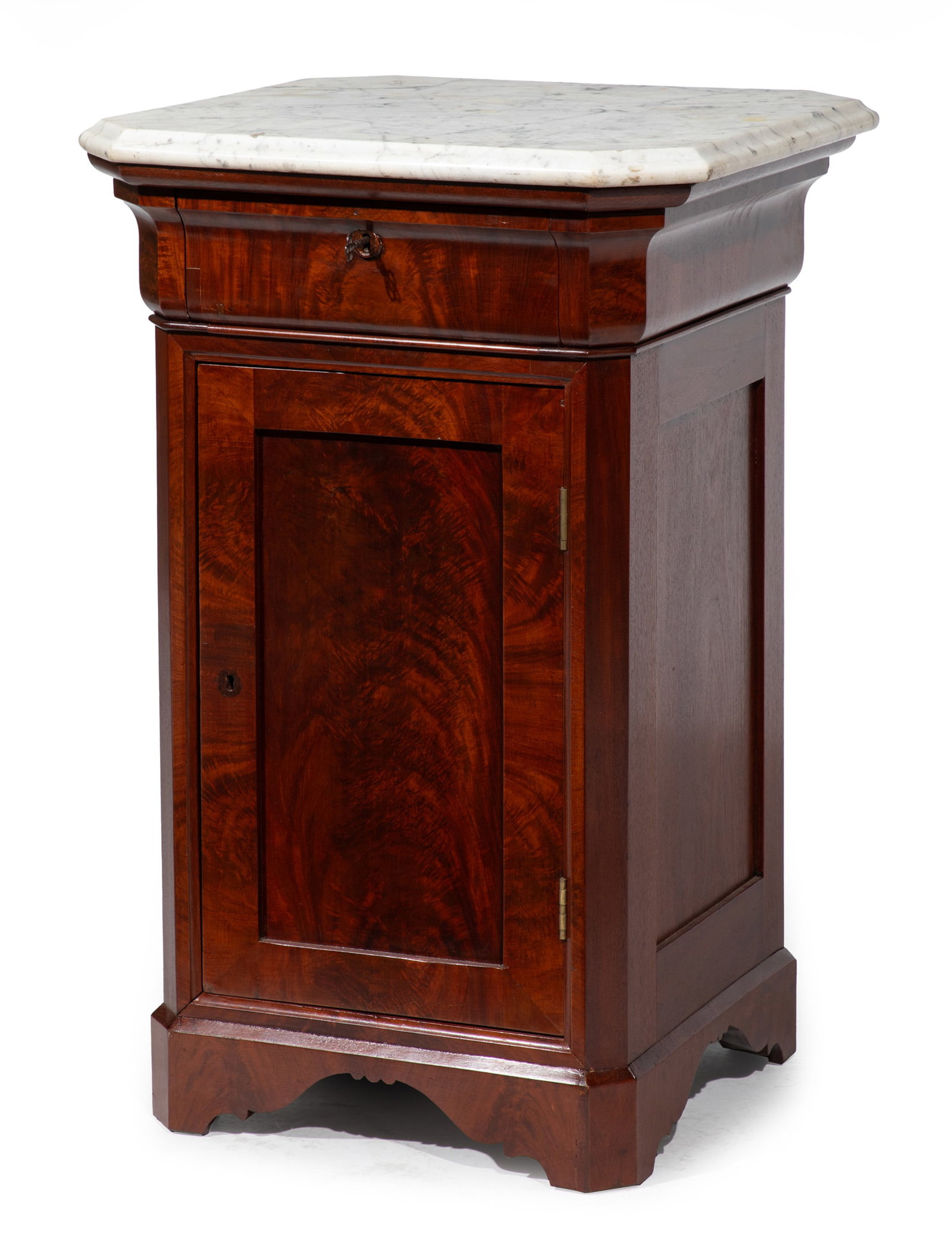 American Late Classical Mahogany Commode (1 of 3)