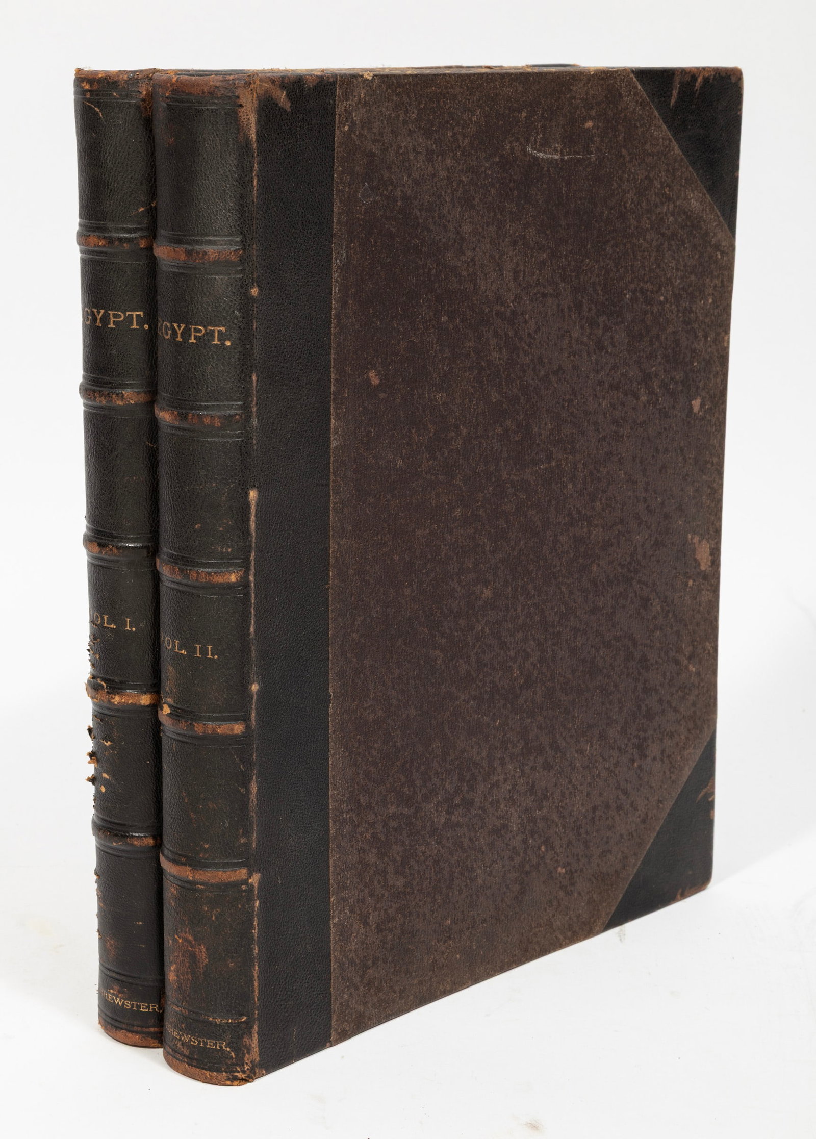 [Folio Books on Egypt]: [Folio Books on Egypt] Ebers, G., Clara Bell/Translator, Egypt: Descriptive, Historical, and Picturesque., London, Paris & New York; Cassell, Petter, Galpin & Co., [ND], c. 1880, two volumes, folio