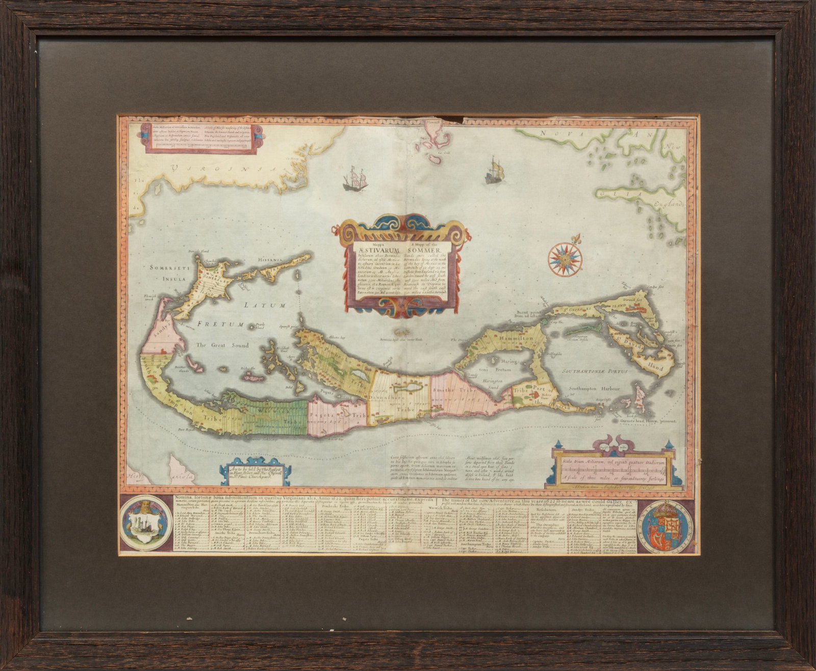 John Speed Bermuda Map (1 of 3)