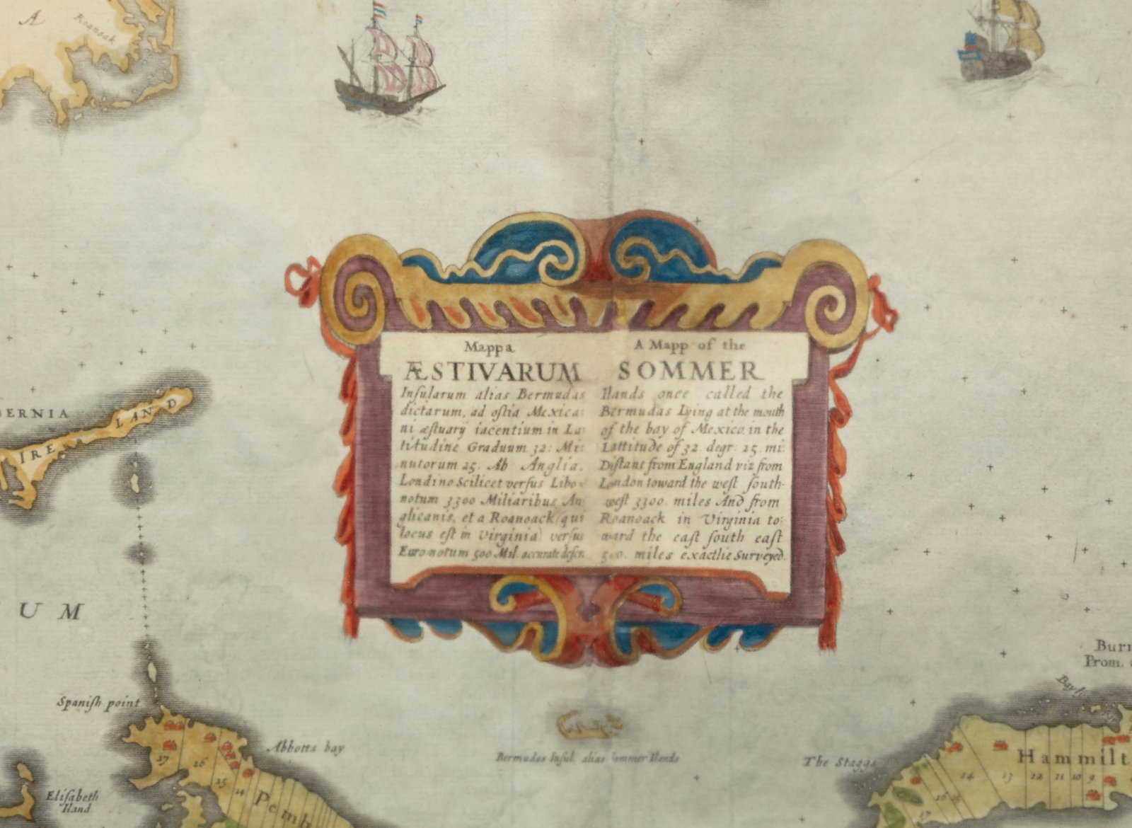 John Speed Bermuda Map - 2