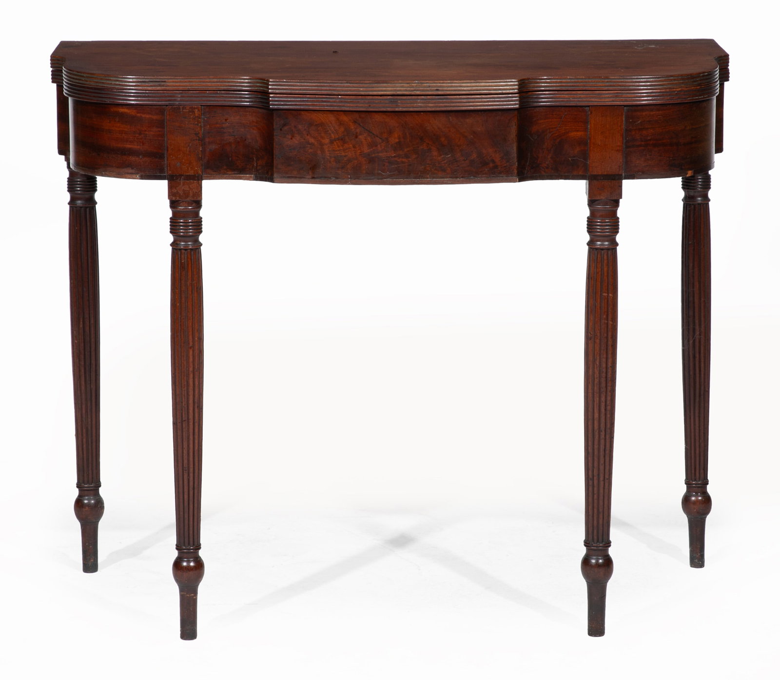 American Sheraton Mahogany Games Table (1 of 4)