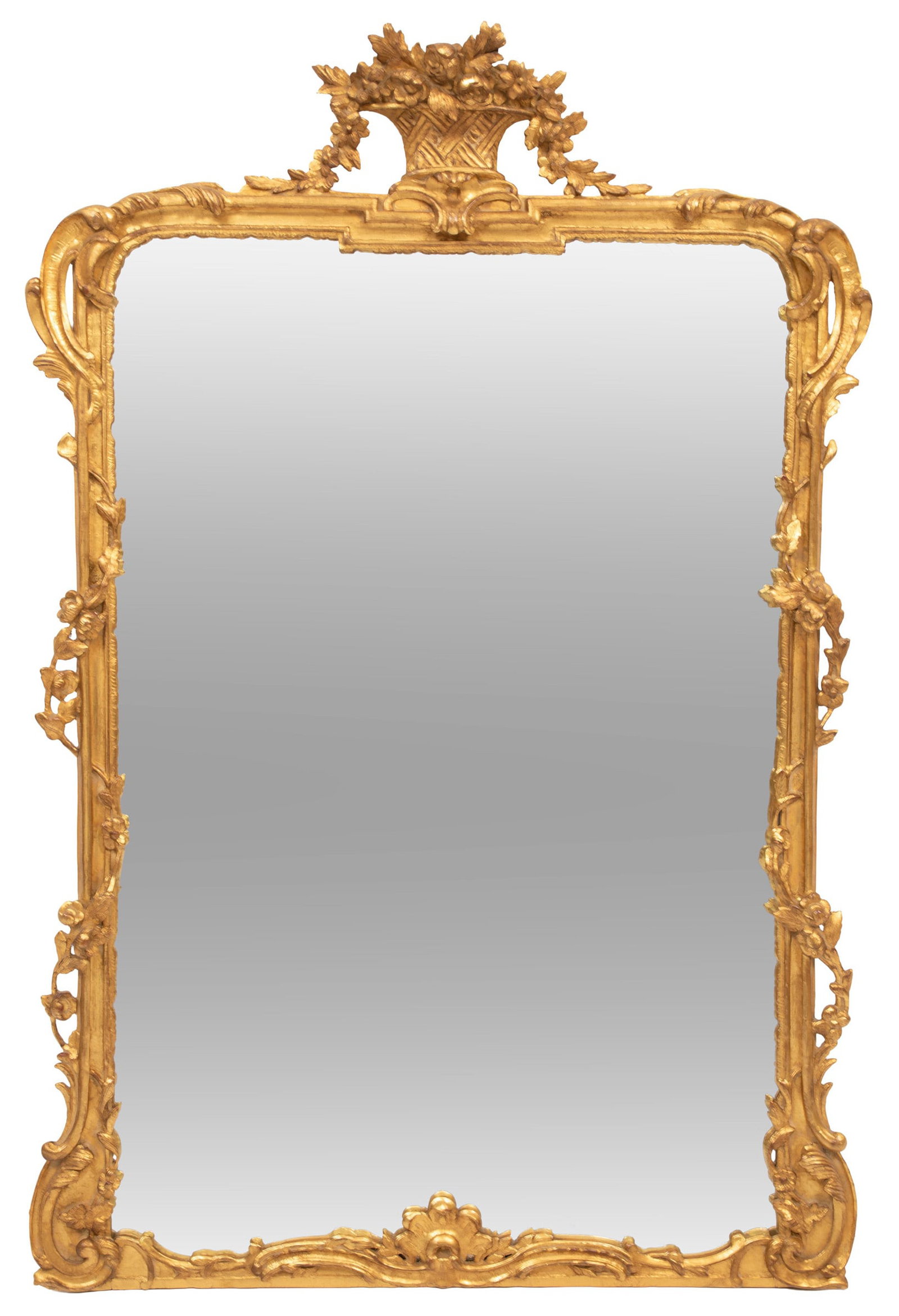 Louis XVI-Style Giltwood Mirror (1 of 1)