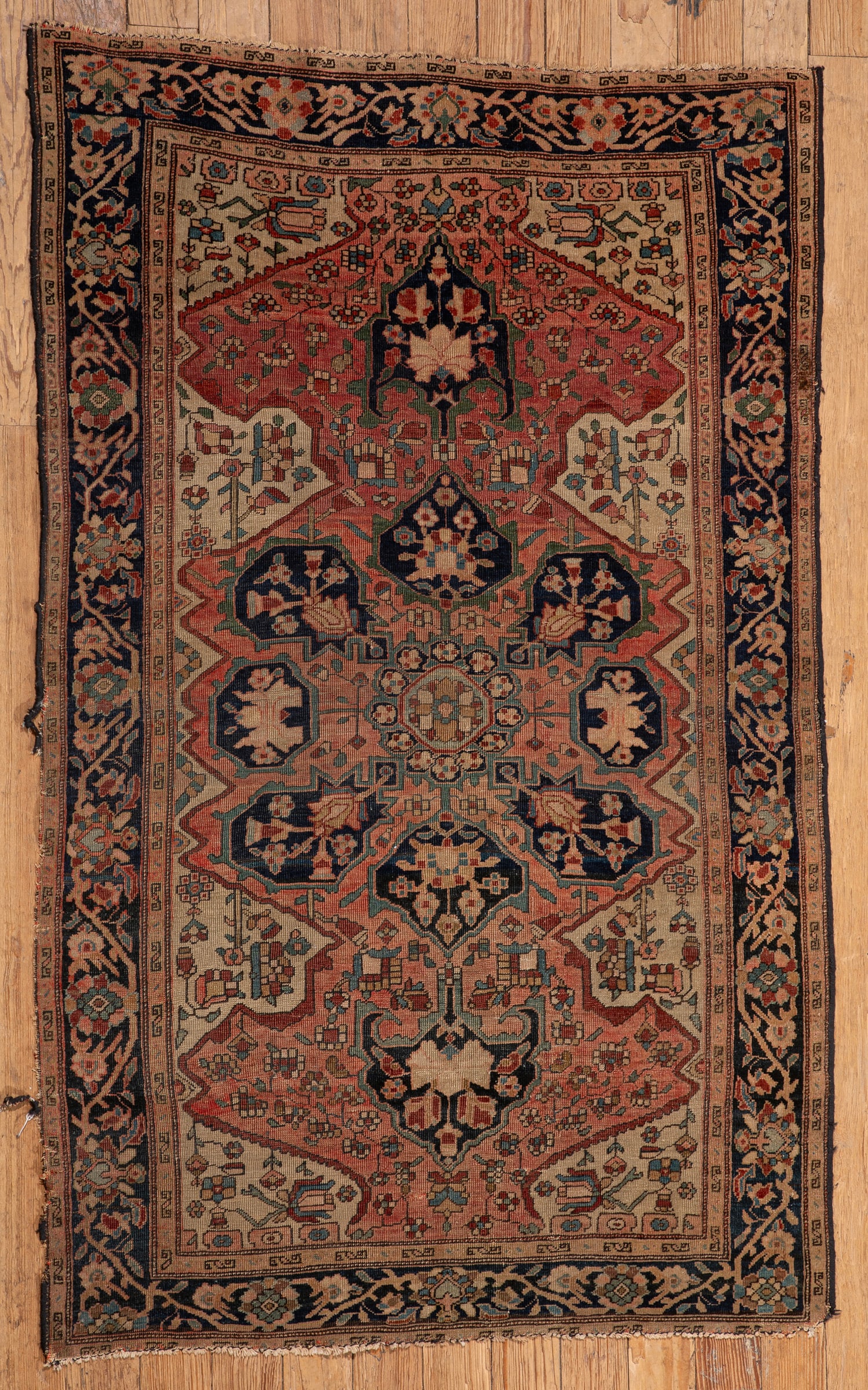 Antique Sarouk Ferahan Rug: Antique Sarouk Ferahan Rug 3 ft. 3 in. x 5 ft.