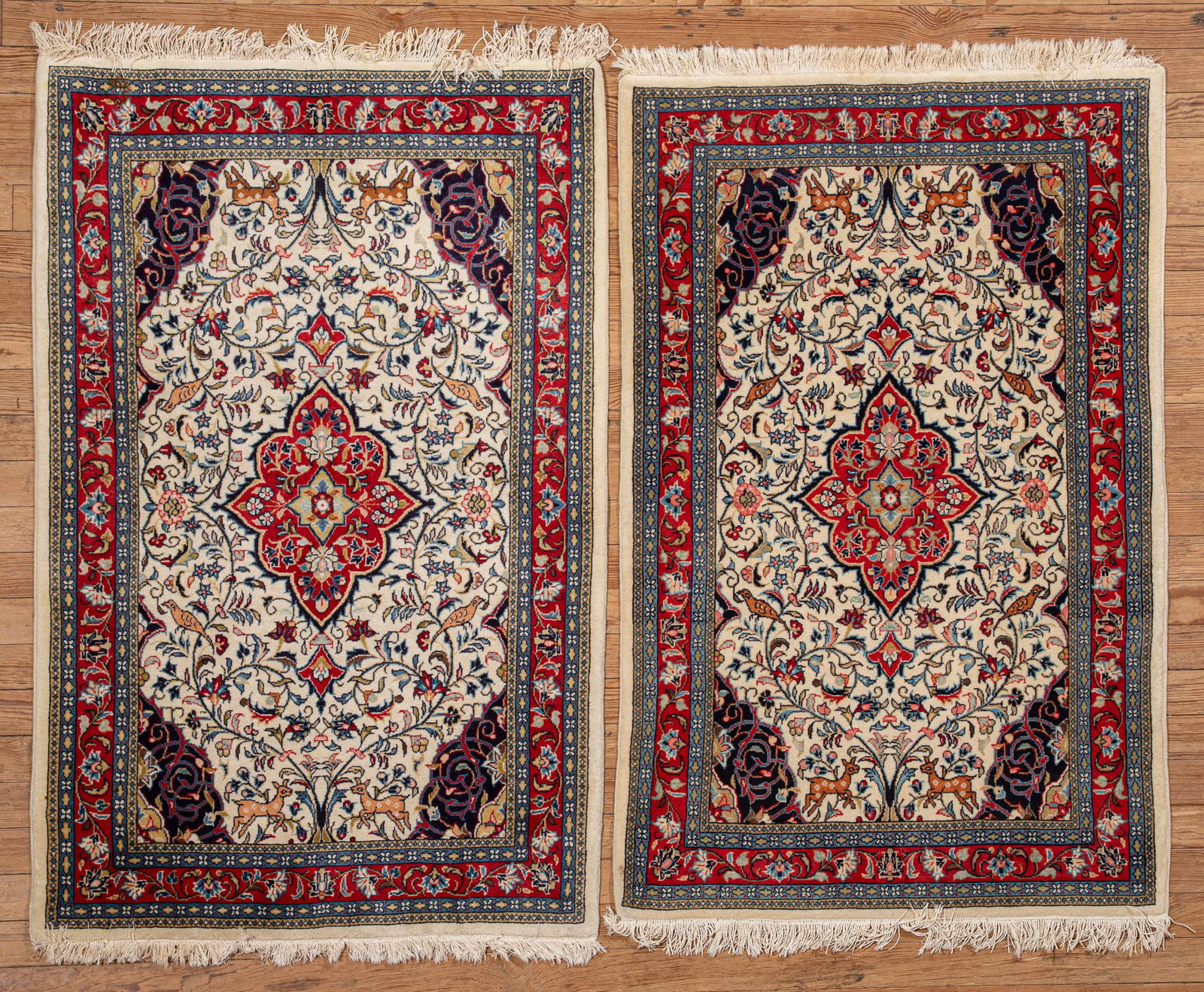 Pair of Persian Rugs: Pair of Persian Rugs 3 ft. 5 in. x 5 ft. 5 in.