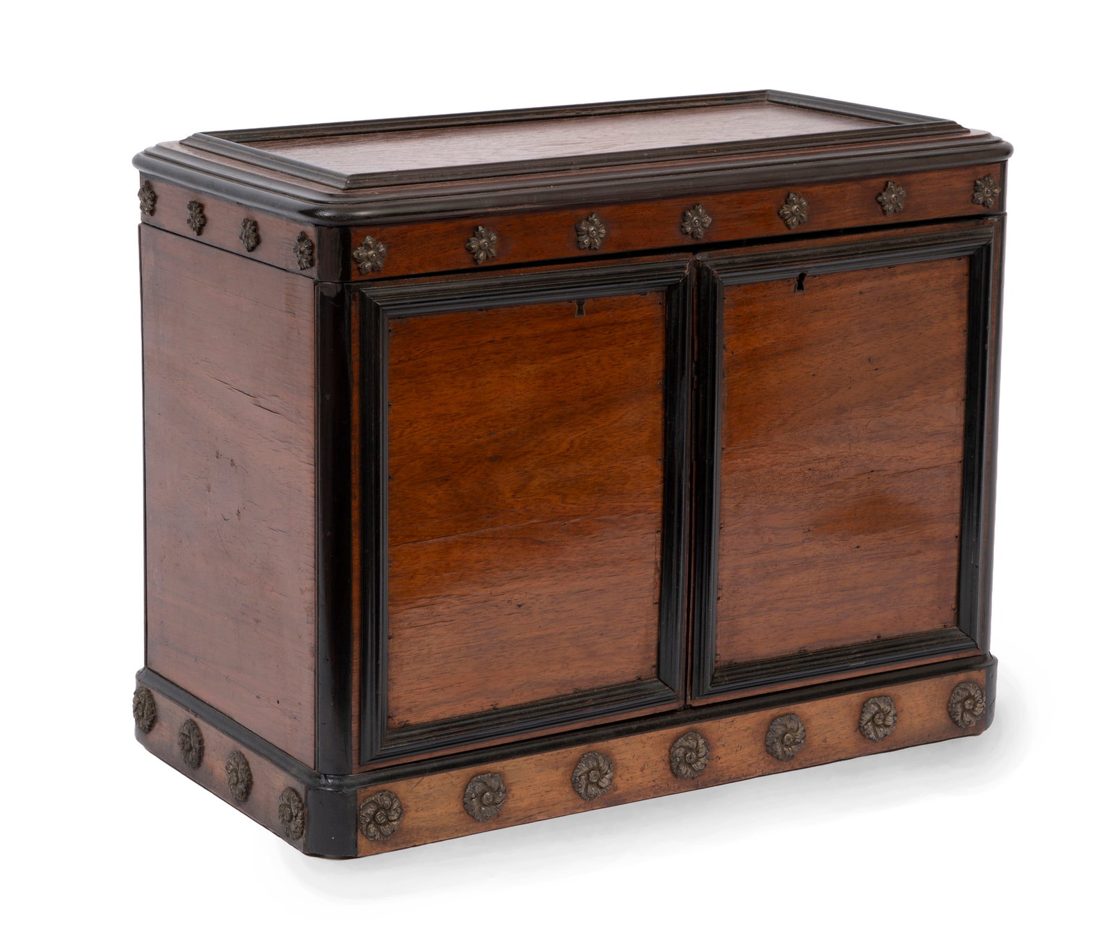 Napoleon III Ebonized, Bronze-Mounted Oak and Kingwood Humidor (1 of 6)