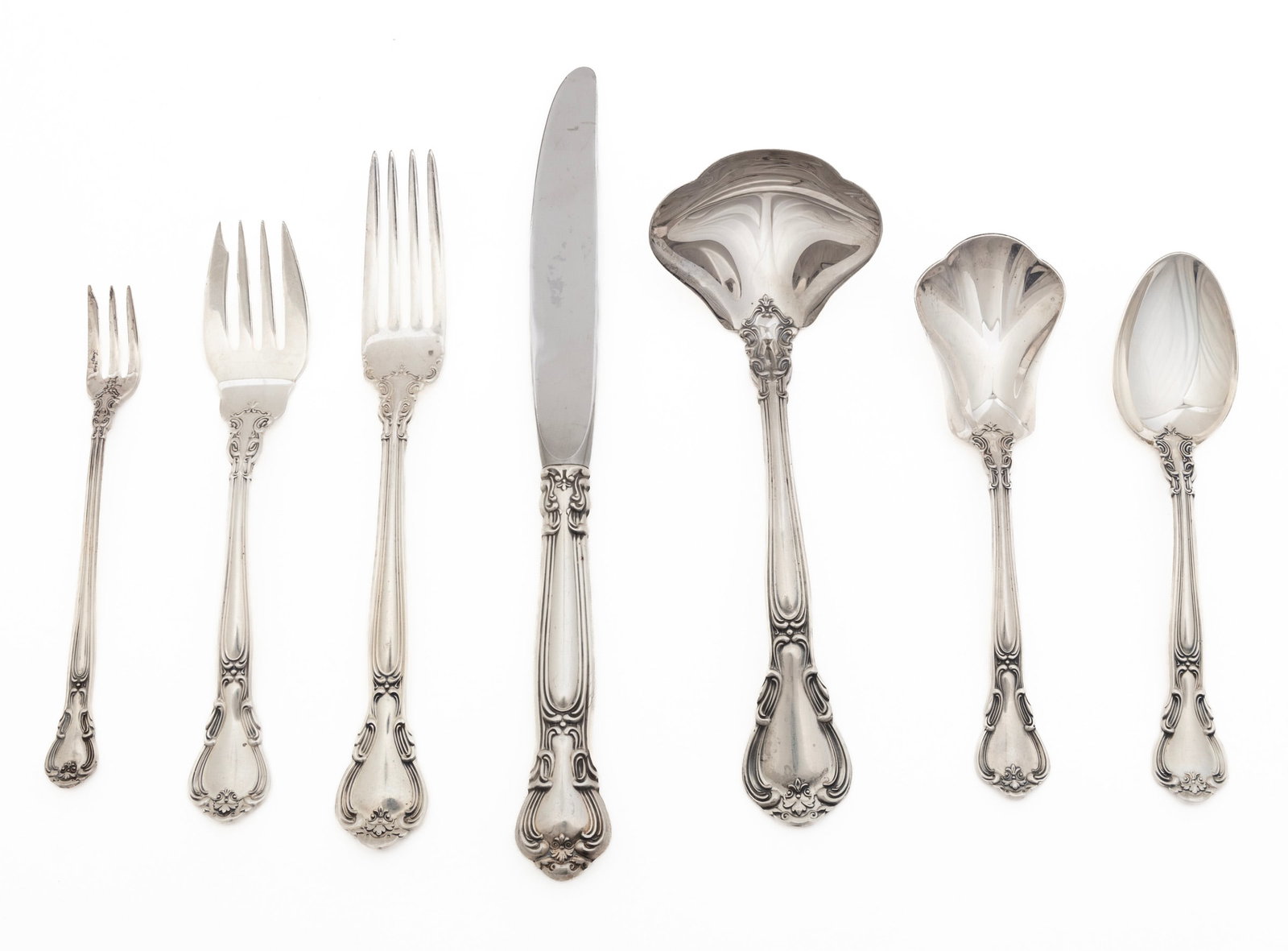 Gorham "Chantilly" Pattern Sterling Silver Partial Flatware Service (1 of 3)