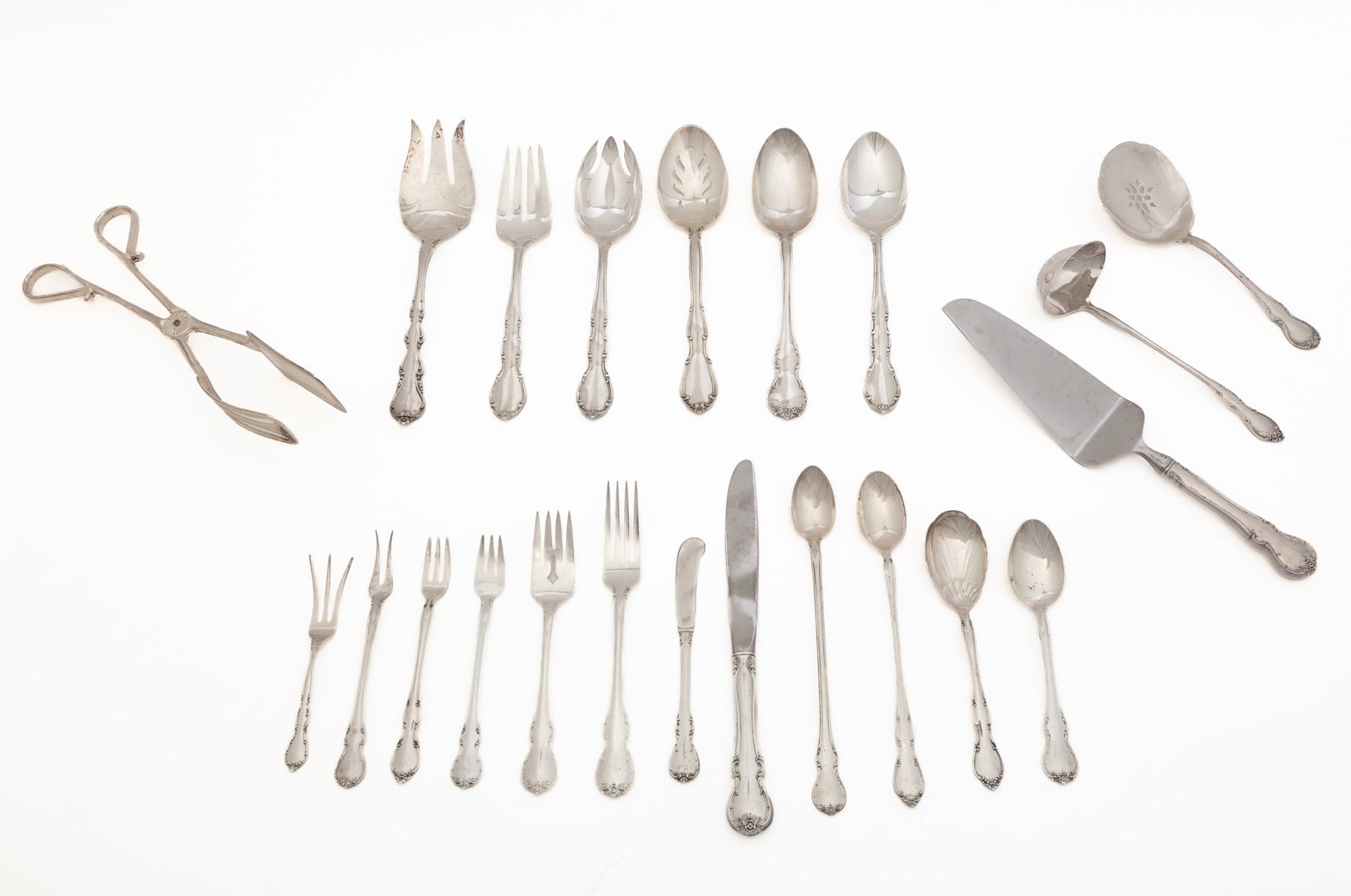 Towle "French Provincial" Pattern Sterling Silver Partial Flatware Service (1 of 7)