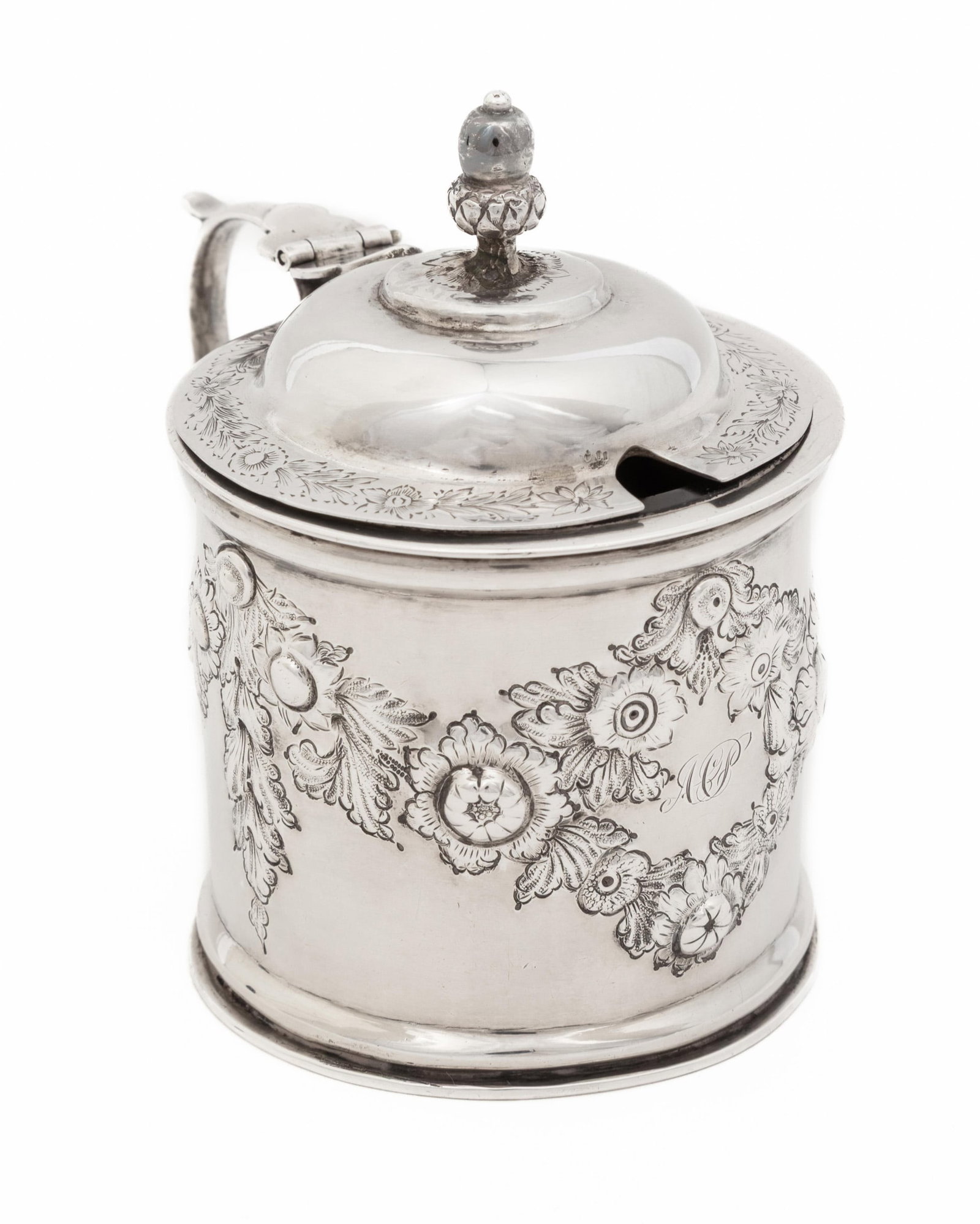 New Orleans Coin Silver Mustard Pot (1 of 7)