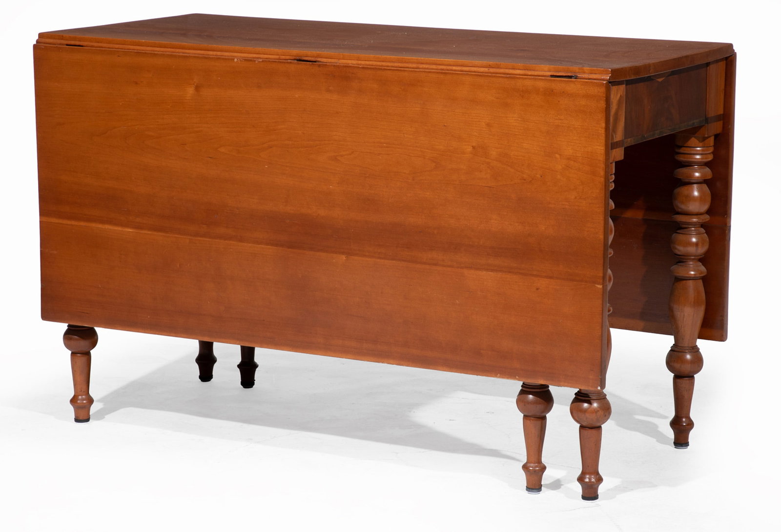 American Southern Cherry and Mahogany Drop-Leaf Table (1 of 4)