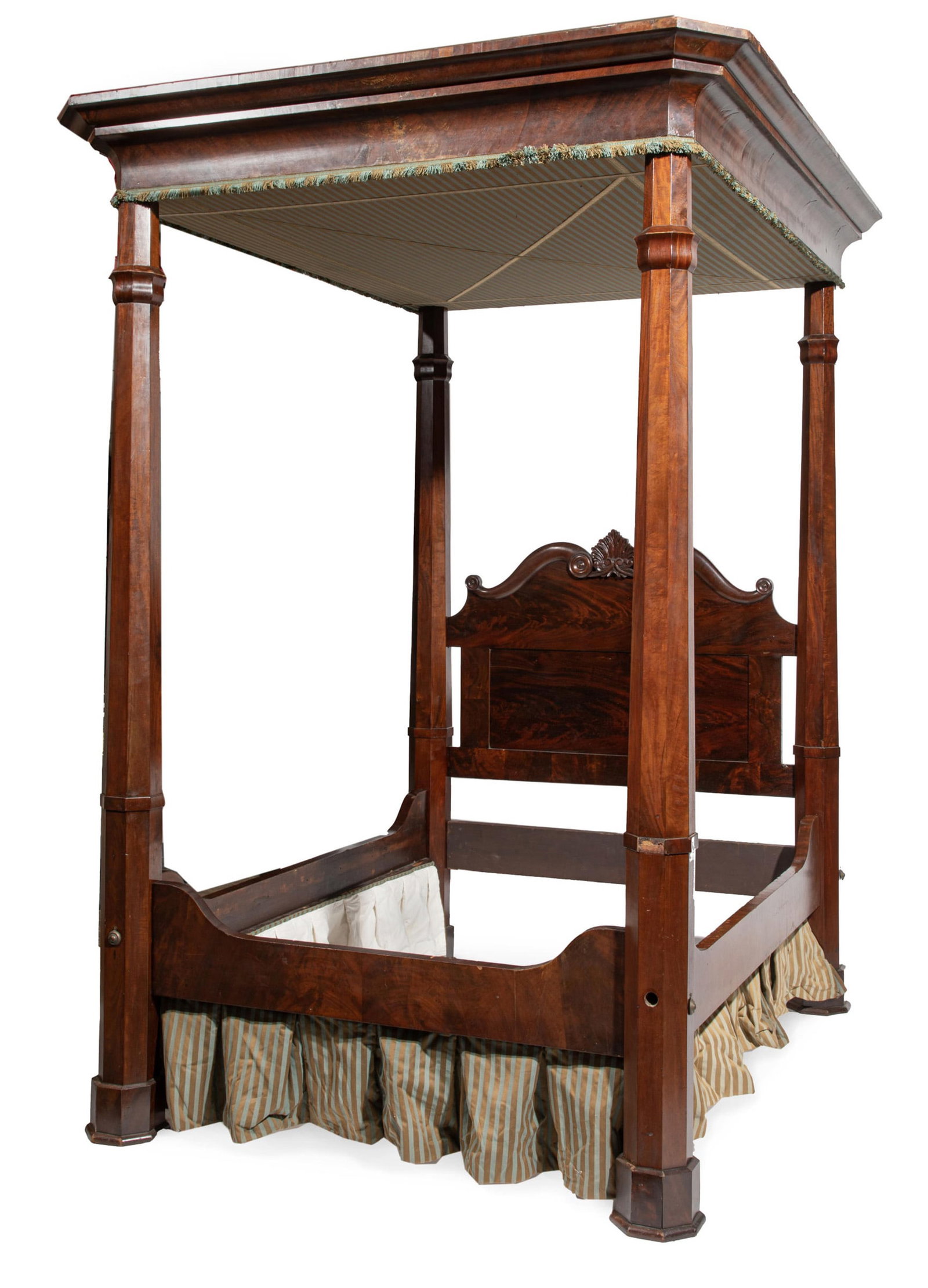 American Southern Classical Mahogany Full Tester Bed (1 of 6)
