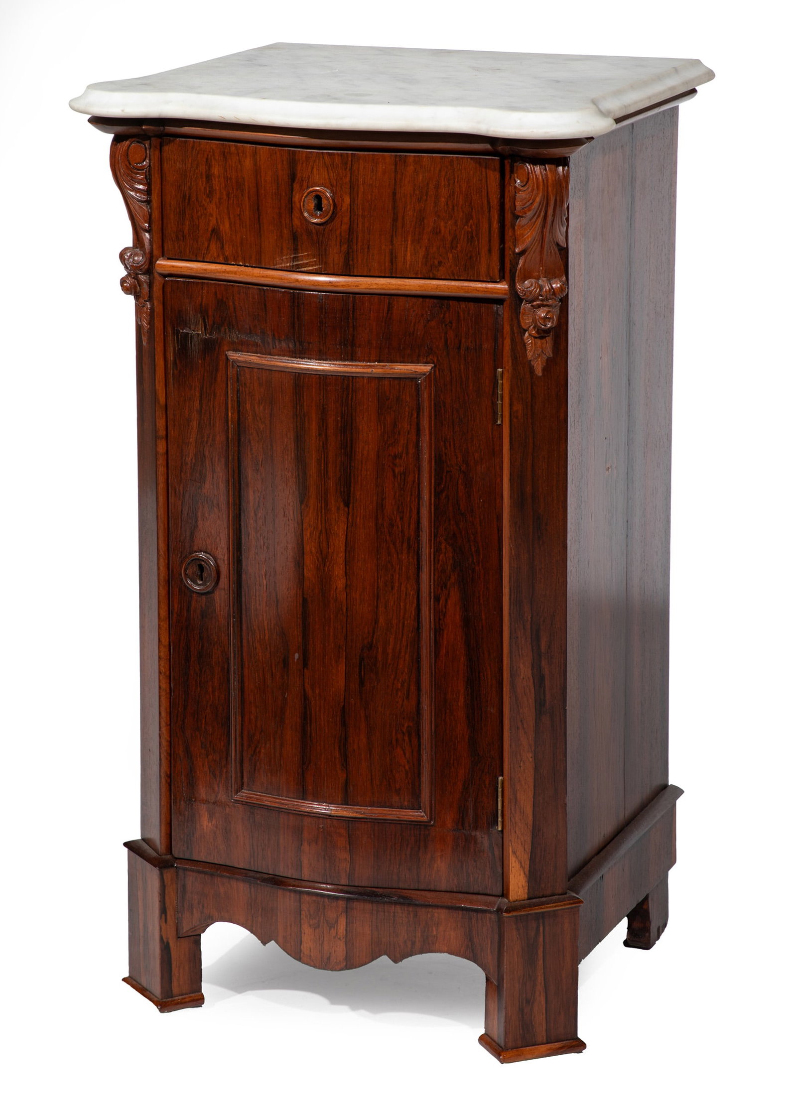American Rococo Rosewood Bedside Commode (1 of 4)