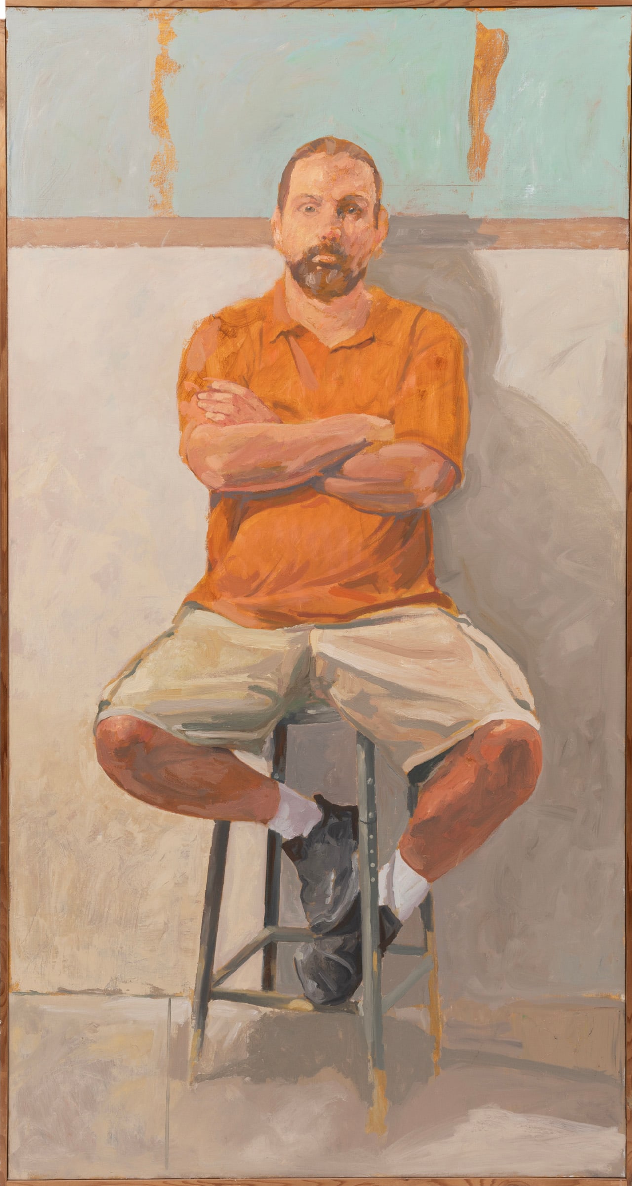 Jean Seidenberg, American/Louisiana 1930-2022, "David Rae Morris", oil on canvas (1 of 2)