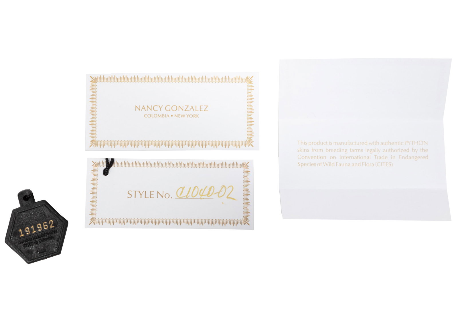 Nancy Gonzalez Python Leather Clutch - 2