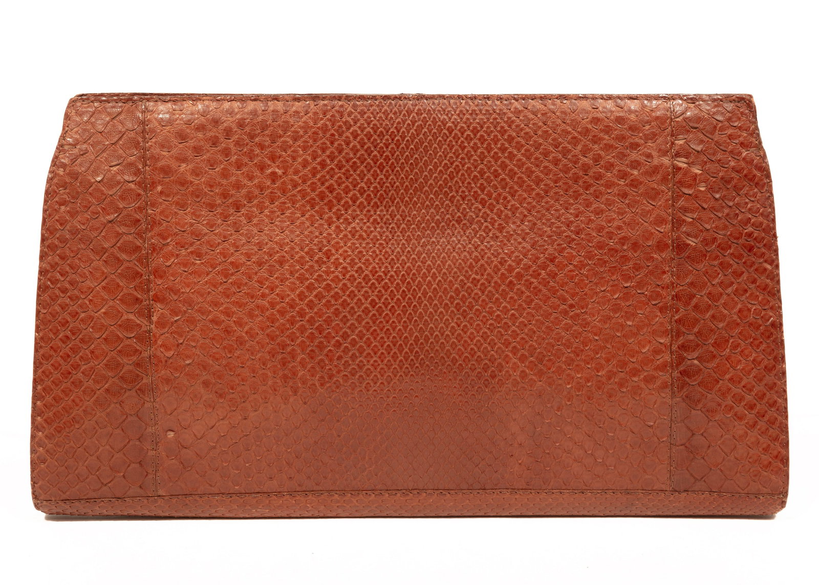 Nancy Gonzalez Python Leather Embroidered Clutch - 2