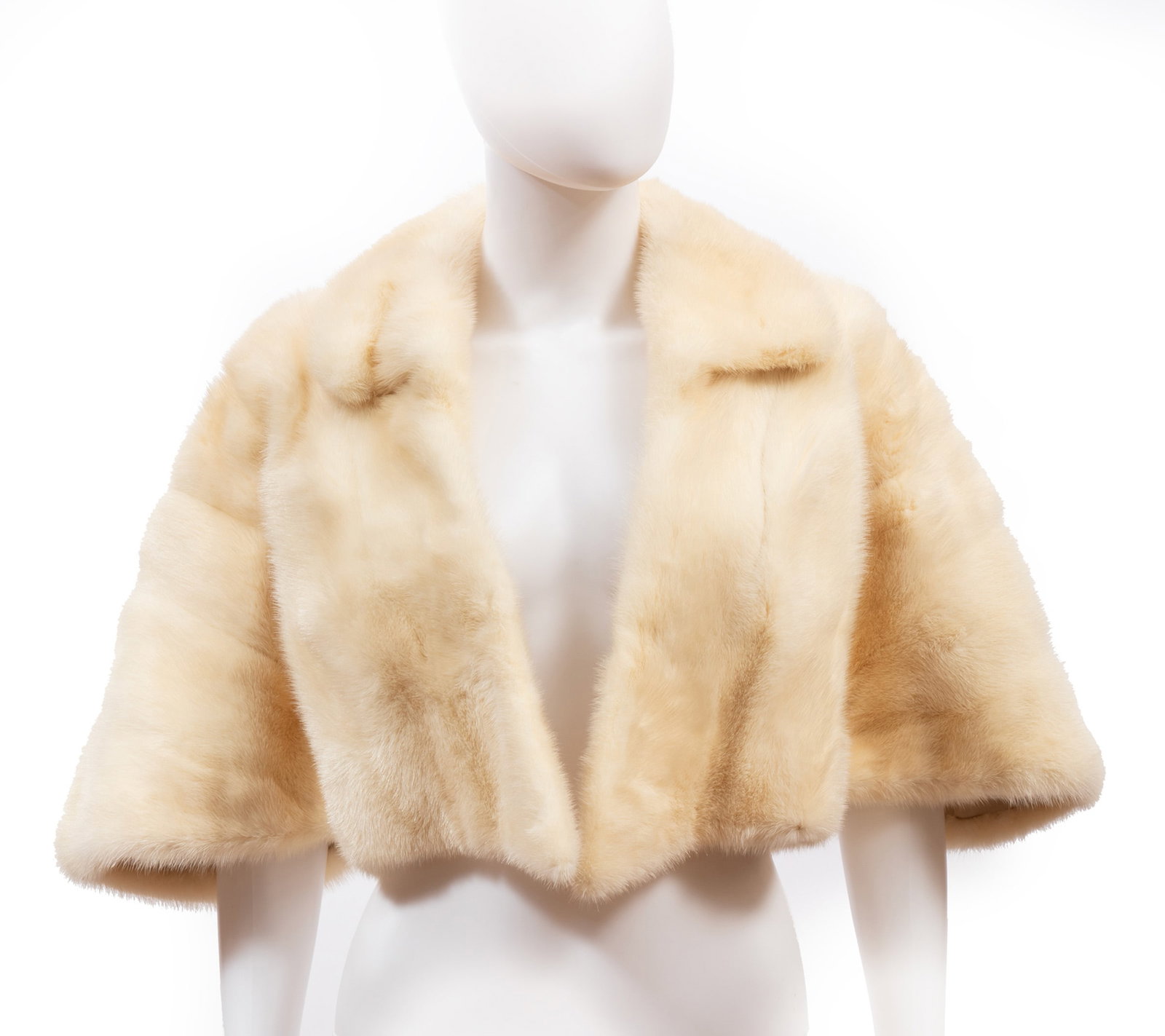 Vintage Givenchy Fur Bolero Jacket (1 of 4)