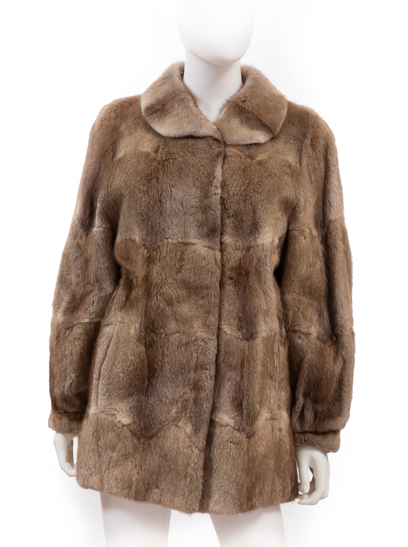 Pastel Mink Fur Coat (1 of 3)