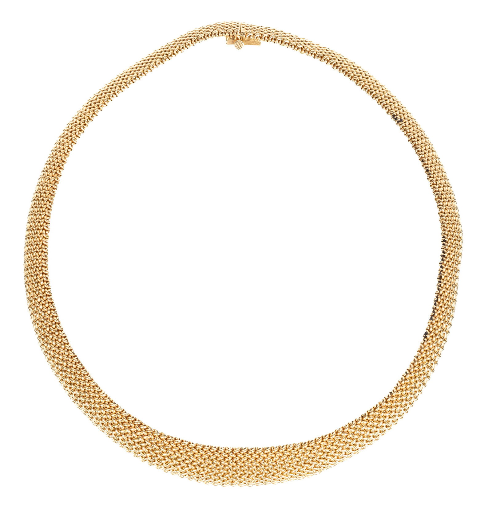 14 kt. Yellow Gold Necklace: 14 kt. Yellow Gold Necklace marked "A + P" and "14K", l. 16 1/2 in.; 46.59 dwts.